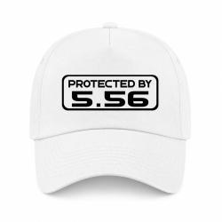 Casquette Arme - Protected By 5.56 - Blanc