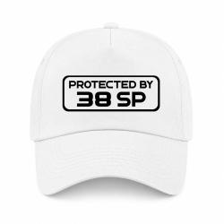 Casquette Arme - Protected By 38 Special - Blanc