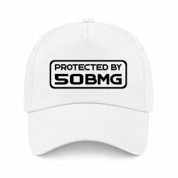 Casquette Arme - Protected By 50 BGM - Blanc