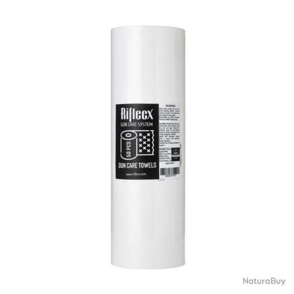 LINGETTES DE SOIN POUR ARMES RifleCX - 50pcs