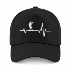 Casquette Militaire - Battement de Coeur - Noir
