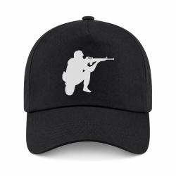 Casquette Militaire - Tireur - Noir