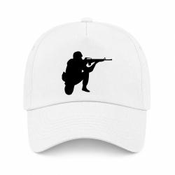 Casquette Militaire - Tireur - Blanc