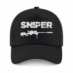 Casquette Sniper "&Eacute;clat" - Noir