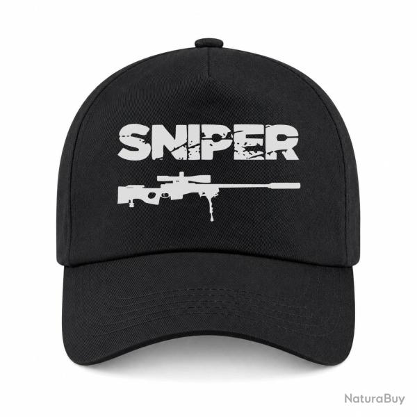 Casquette Sniper "�clat" - Noir