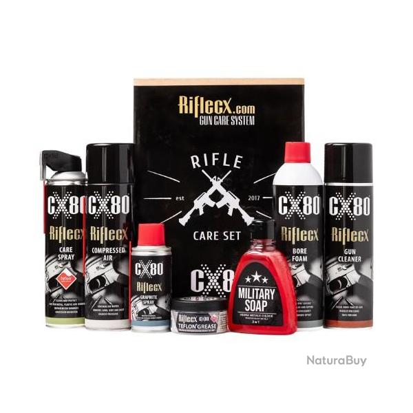 CX 80 KIT D'ENTRETIEN COMPLET POUR CARABINE RifleCX - 7pcs