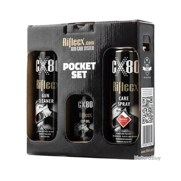 CX 80 KIT D'ENTRETIEN DE POCHE RifleCX - 3pcs