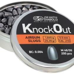 Plombs KO Slugs 5,5mm JSB