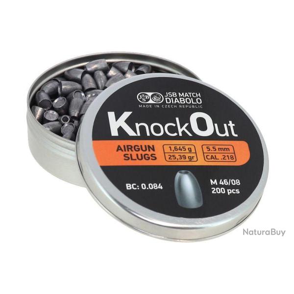 Plombs KO Slugs 5,5mm JSB