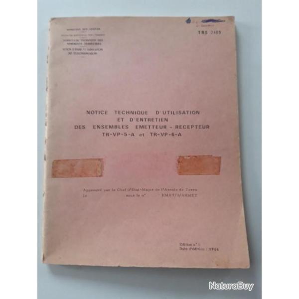 NOTICE TECHNIQUE TRS 2409