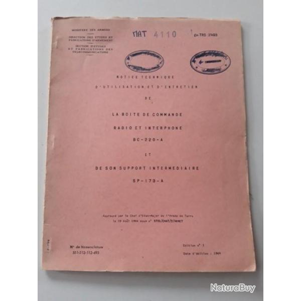 NOTICE TECHNIQUE TRS 2493