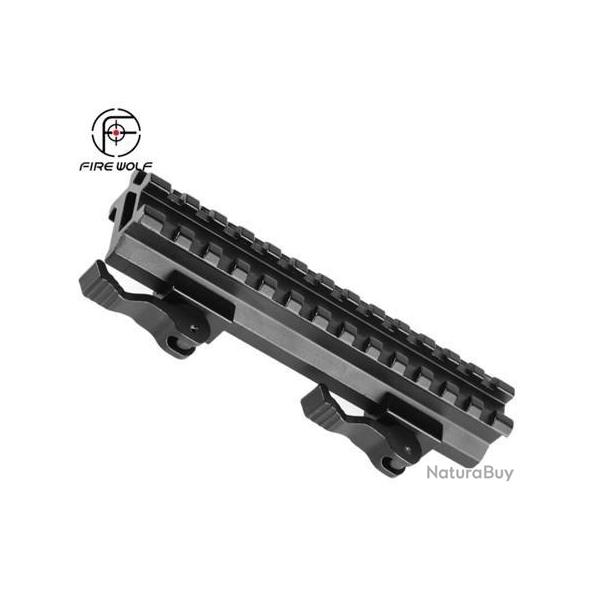 Ouverture rapide Picatinny Weaver Rail porte montage pour 20mm