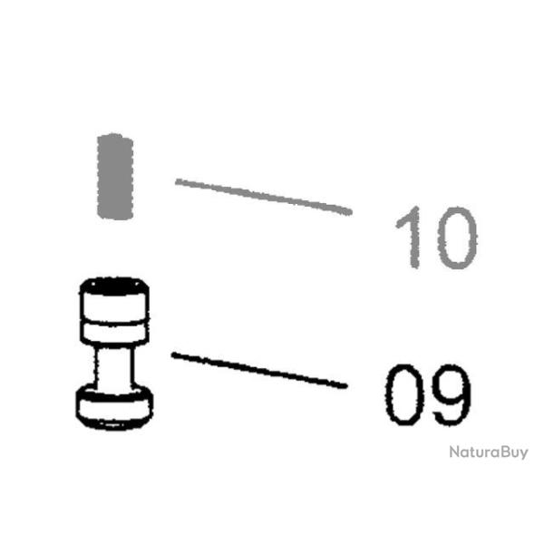 SURETE DE PERCUTEUR + RESSORT GLOCK gen 3-4 CALIBRE 9/40/357/10