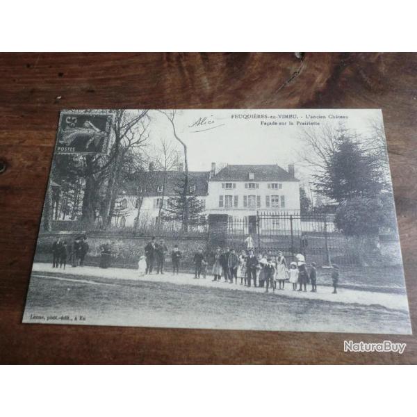 cp 80 feuqui�res en vimeu l ancien chateau