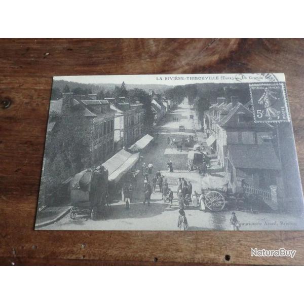 cp 27 la rivi�re thibouville grande rue