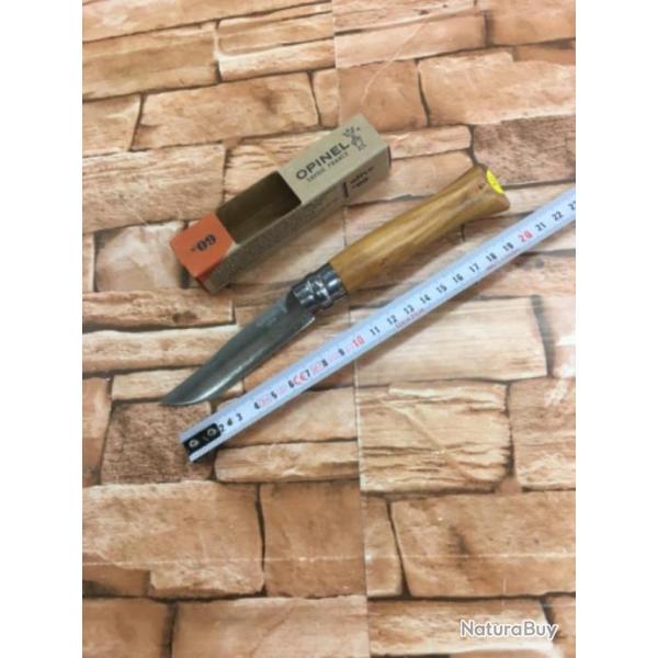 Couteau opinel manche en bois d'Olivier