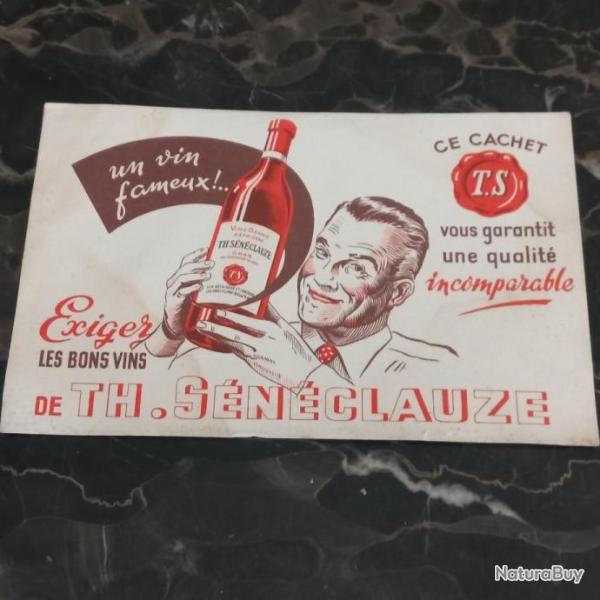 lot d ancien buvard publicitaire 1950 / 60
