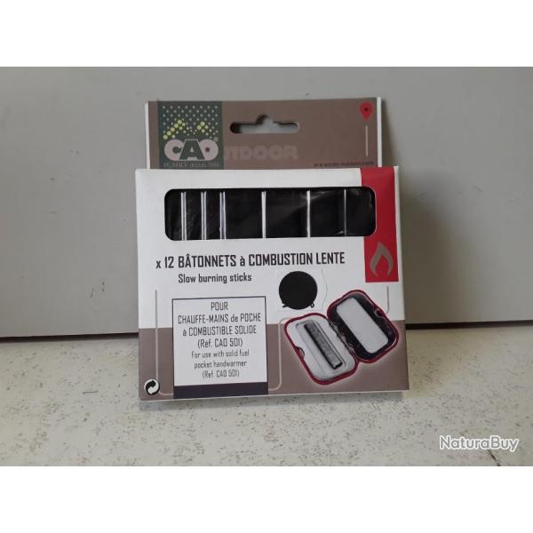 X12 Batonnets a combustion lente pour chaufferette/ chauffe main