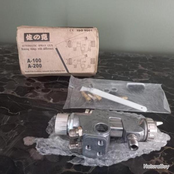 PISTOLET DE PULVERISATION INDUSTRIEL    AVEC SON KIT  +  NOTICE /  MODE D EMPLOIS