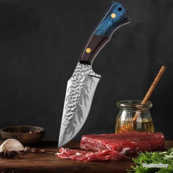 Couteau  dsosser multi-usages en acier inoxydable forg. A