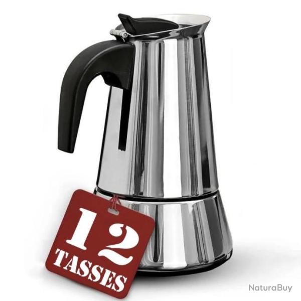 Cafetire Italienne 12 Tasses Universelle Outdoor Camping Car Van Camion Maison Gaz Electrique