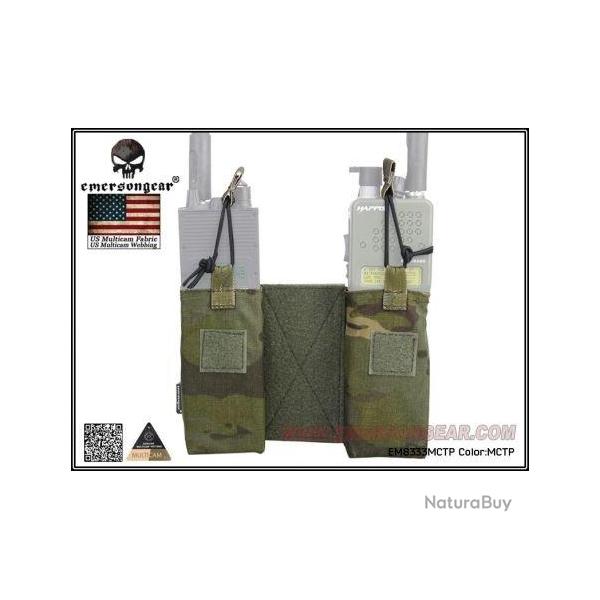 Set (2 Ppcs) JPC Poches Laterales MBITR (Emerson) Multicap Tropic