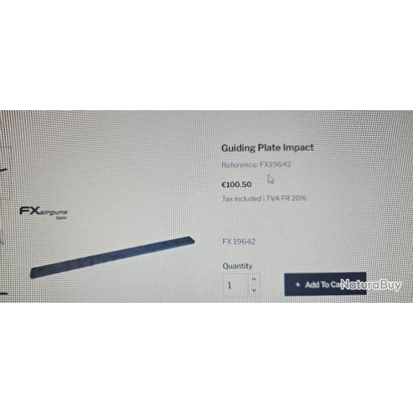 Guiding plate FX Impact