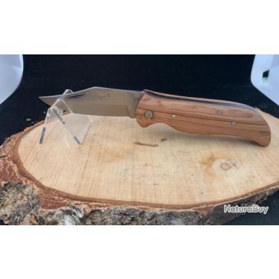 Couteau Style Berger Bougna - Manche En Acacia - Neuf