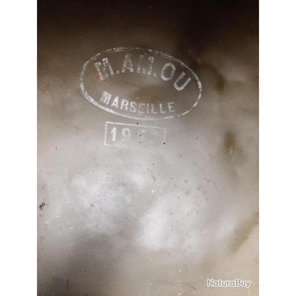 Vends casque lourd M51 indo alg�rie Mamou 1952