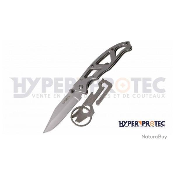 Couteau de poche Gerber Paraframe + Outil Porte-Cl�s Mullet