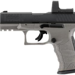 Pistolet &agrave; plomb CO2 4,5 mm WALTHER Q4 Tac Combo (3 Joules max)