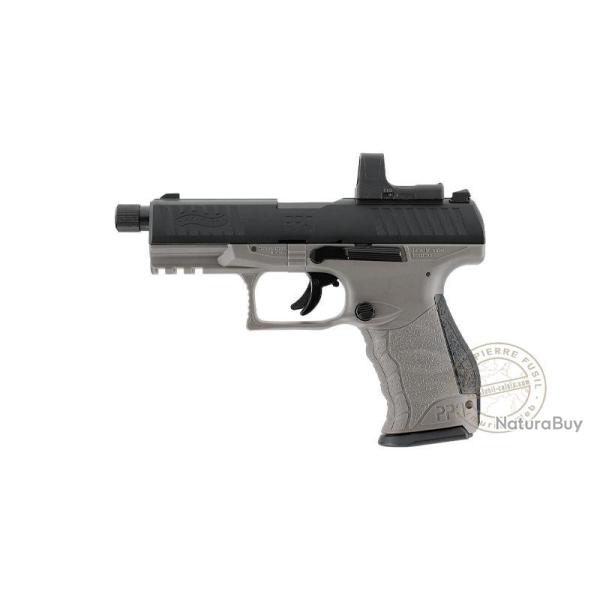 Pistolet � plomb CO2 4,5 mm WALTHER Q4 Tac Combo (3 Joules max)