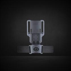 PLATEFORME JAMBE CEINTURE NOIR AMOMAX