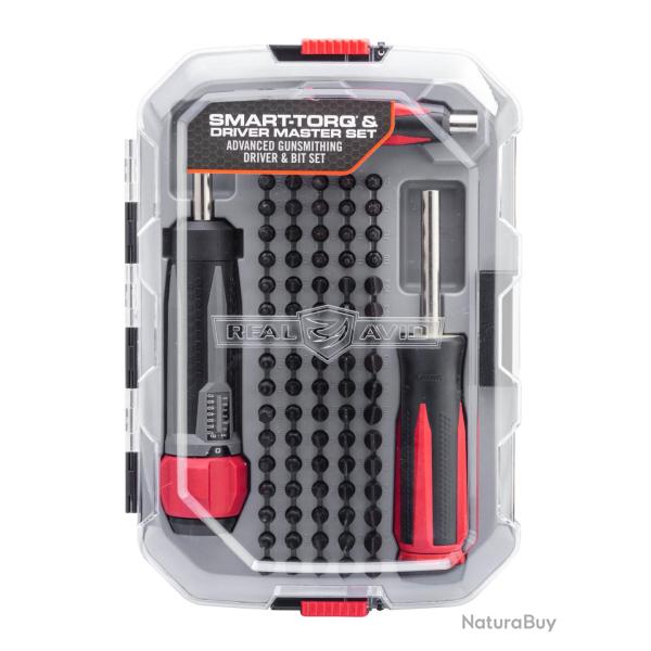 Tournevis avec 83 embouts et tournevis dynamom�trique SMART TORQ