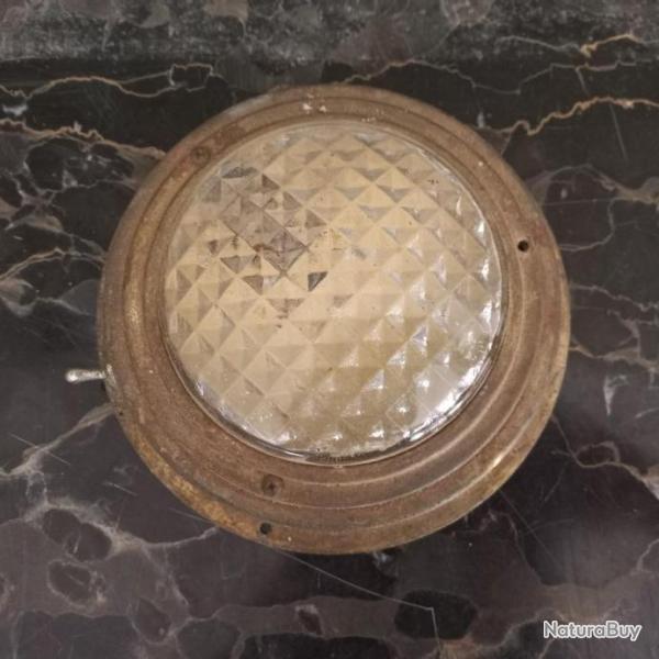 HUBLOT vintage en laiton et verre bomb  facettes,