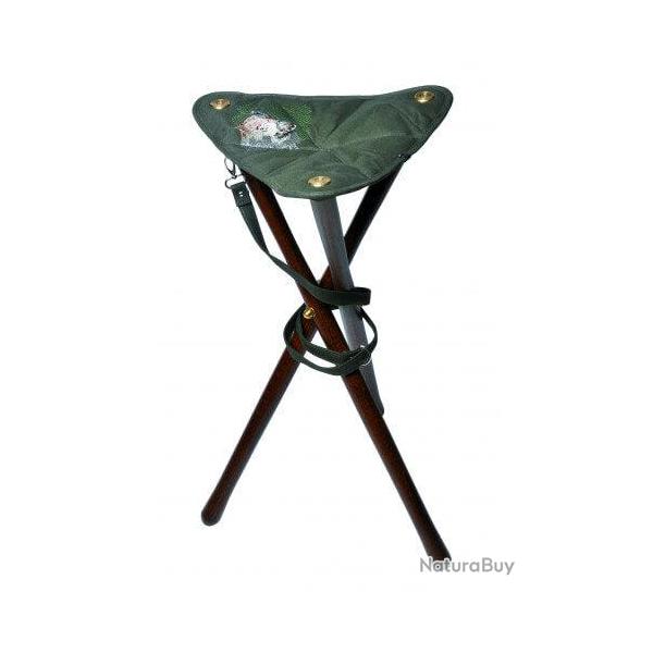 Trepied Bois Januel Toile Brod�e 60 cm