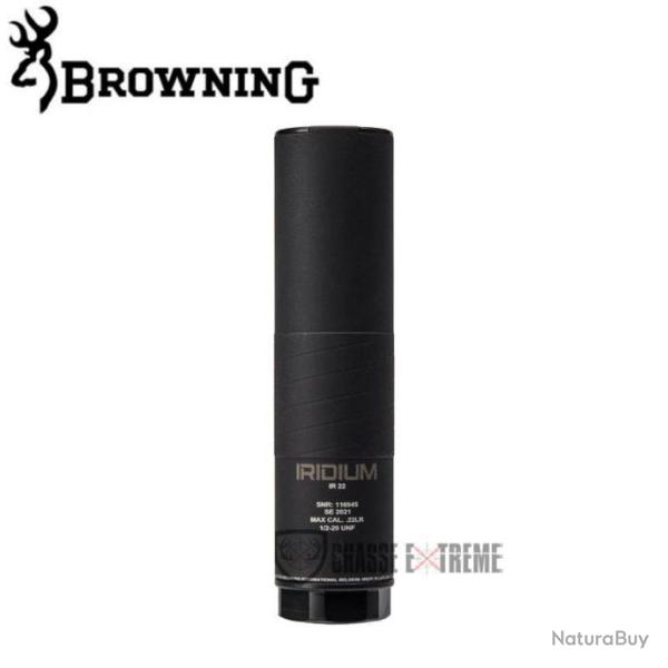 Mod�rateur de Son BROWNING Iridium IR22 1/2-28 unf Cal 22lr