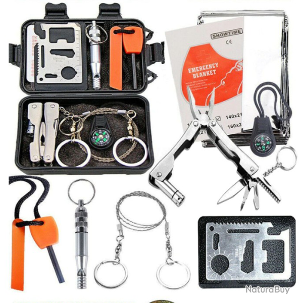 NEW  Trousse de survie - premiers soins multifonctionnelle