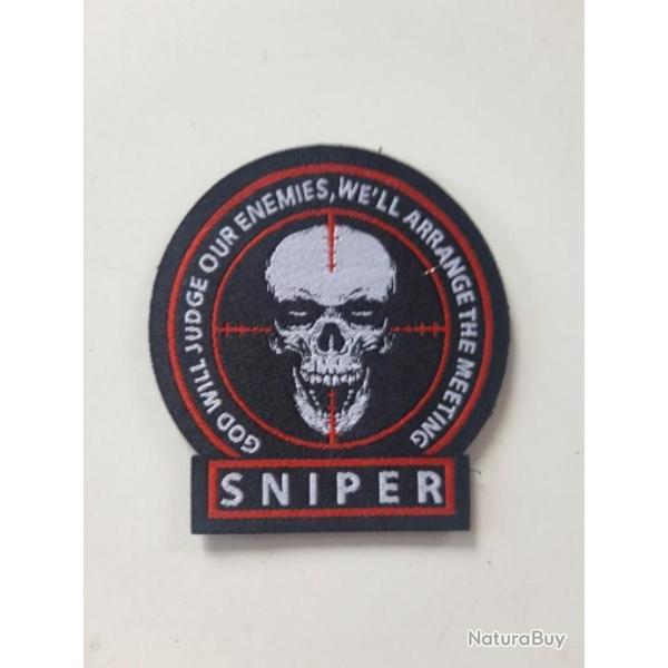 INSIGNE TISSU/SCRATCH "SNIPER"