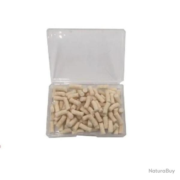 100 Tampons de nettoyage pour arme � plomb calibre 5.5 mm / .22