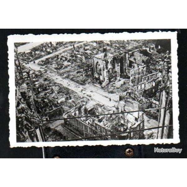 bombardement de beauvais juin 1940 , ruines , �glise saint-barth�l�my rue st-pierre , photo dubois