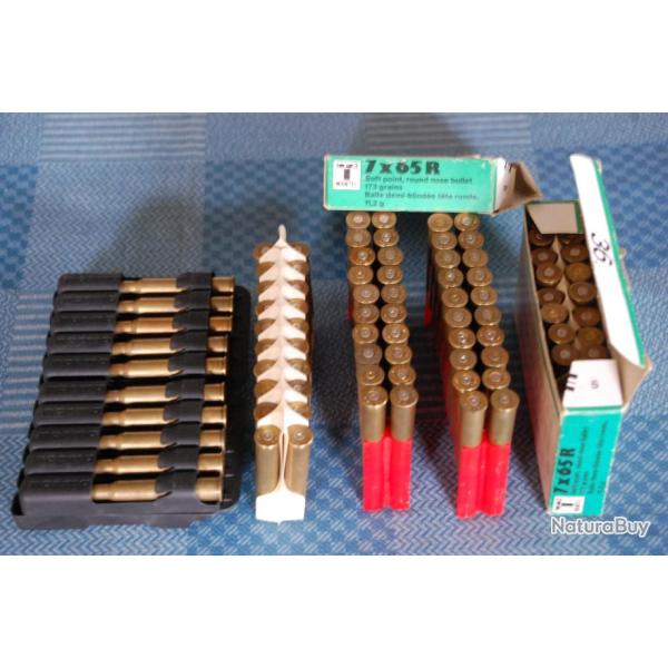 Vend tuis de calibre 7x65 R manufacturs