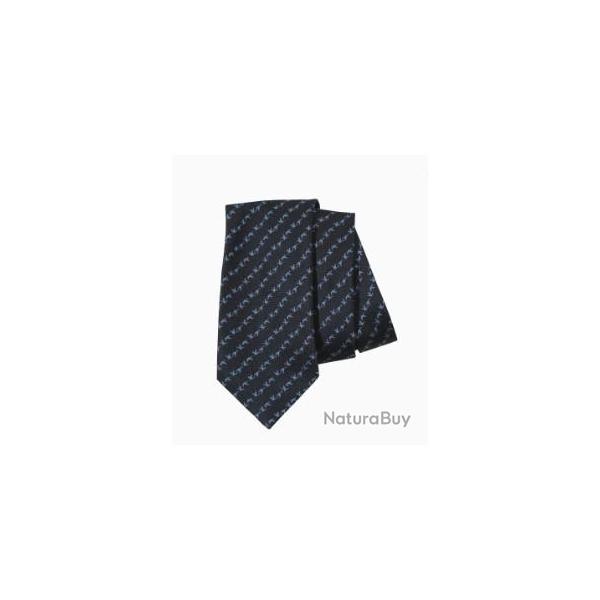CRAVATE EN SOIE BERETTA "JACQUARD BLEU"