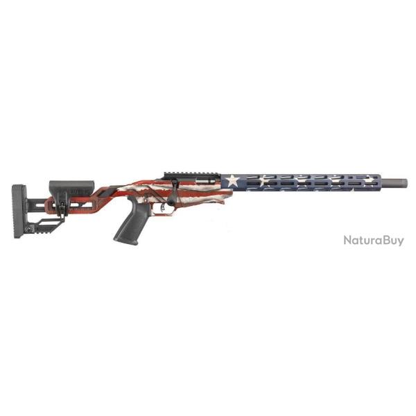 Carabine Ruger Precision Rimfire "American flag limited �dition"22LR 10Cps 18" 46cm Filete 1/2-28"
