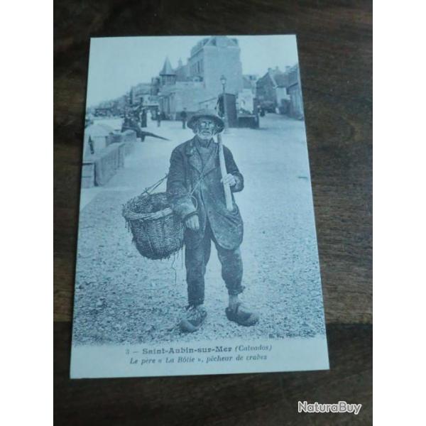 cp calvados saint aubin sur mer le pecheur de crabes