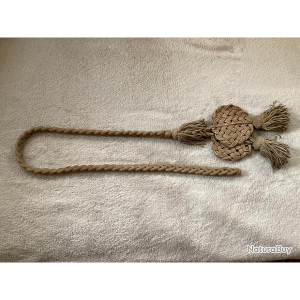 Authentique cordon de raquette pour coiffure19 me siecle.bon tat.
