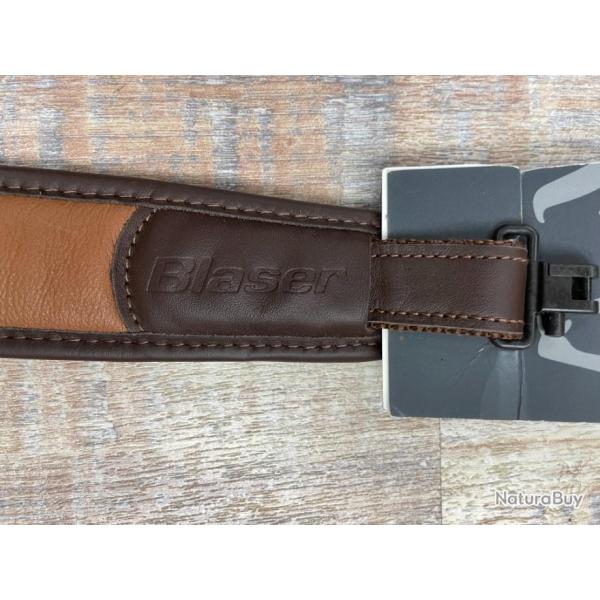 BRETELLE BLASER CUIR MARRON