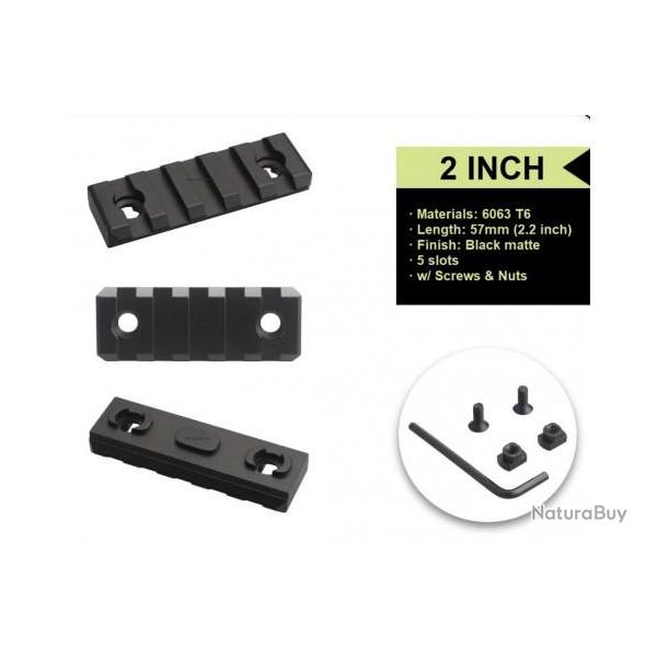 Rail tactique M Lok - - 2 "