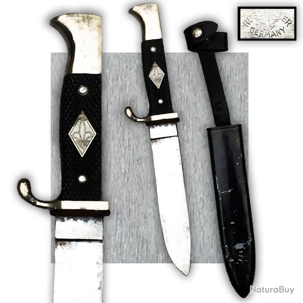 TRES RARE ET BELLE DAGUE  / POIGNARD, TYPE H.J. POST WW2, HUGO KOLLER GERMANY ORIGINAL