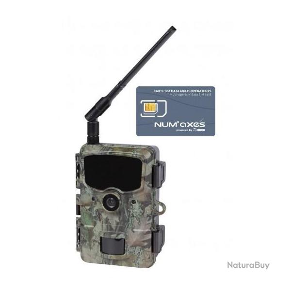 CAMERA DE SURVEILLANCE NUM'AXES PIE 1061 + CARTE SIM